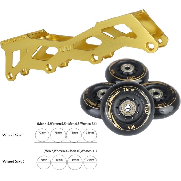 Liku unisex fitness Inline Skates - Picture 2 of 10